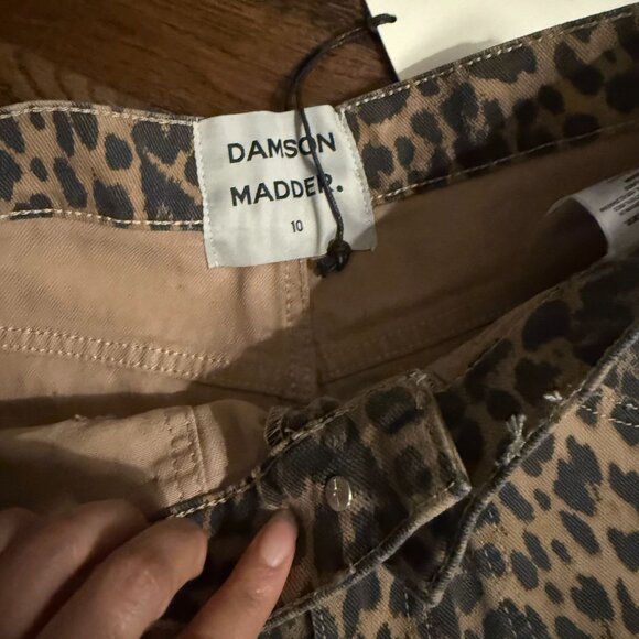 Leopard Print Flare Jeans - Picture 4 of 7